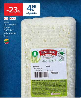 Liesa ŽEMAITIJOS varškė