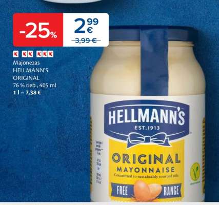 HELLMANN'S ORIGINAL Majonezas