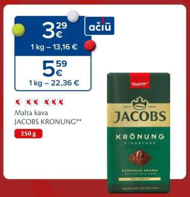 Malta kava JACOBS KRONUNG