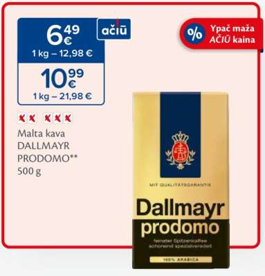 Malta kava DALLMAYR PRODOMO