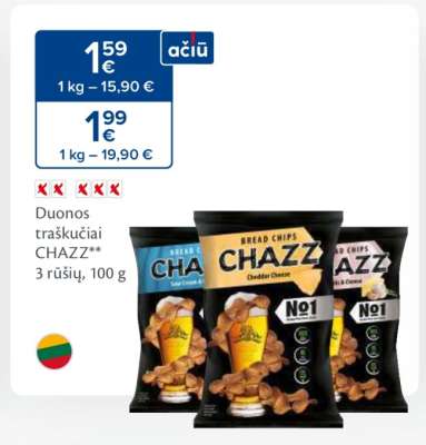 Duonos traškučiai CHAZZ