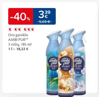 Oro gaiviklis AMBI PUR