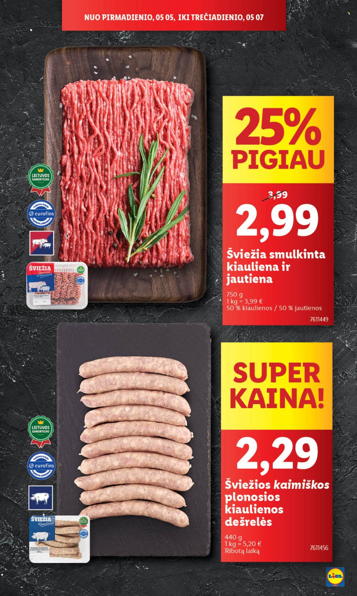 Lidl leidinys - 2025 05 08 - 2025 05 11. Puslapis 1