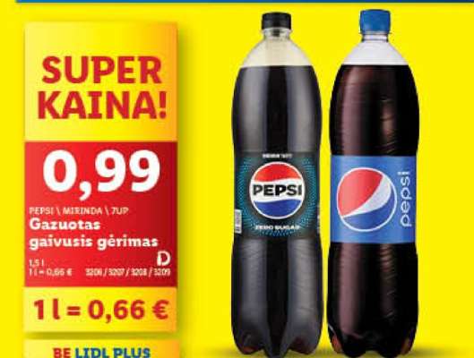 Gazuotas gaivusis gėrimas