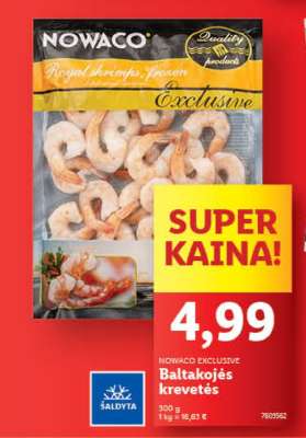 Baltakojės krevetės