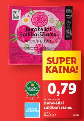 Burokėliai šaltibarščiams