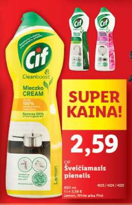 CIF Šveičiamasis pienelis