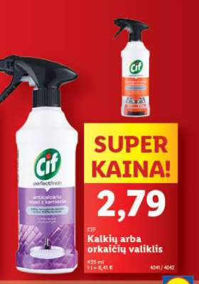 Kalkių arba orkaičių valiklis