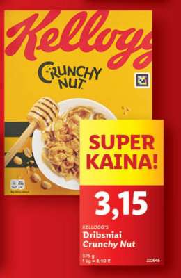 Dribsniai Crunchy Nut