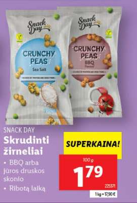 Skrudinti žirneliai