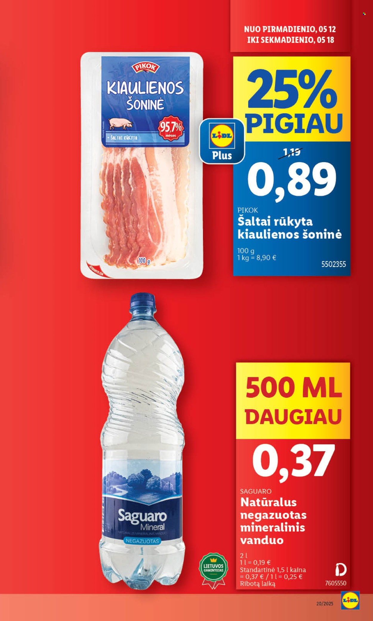 Lidl leidinys - 2025 05 12 - 2025 05 18. Puslapis 1