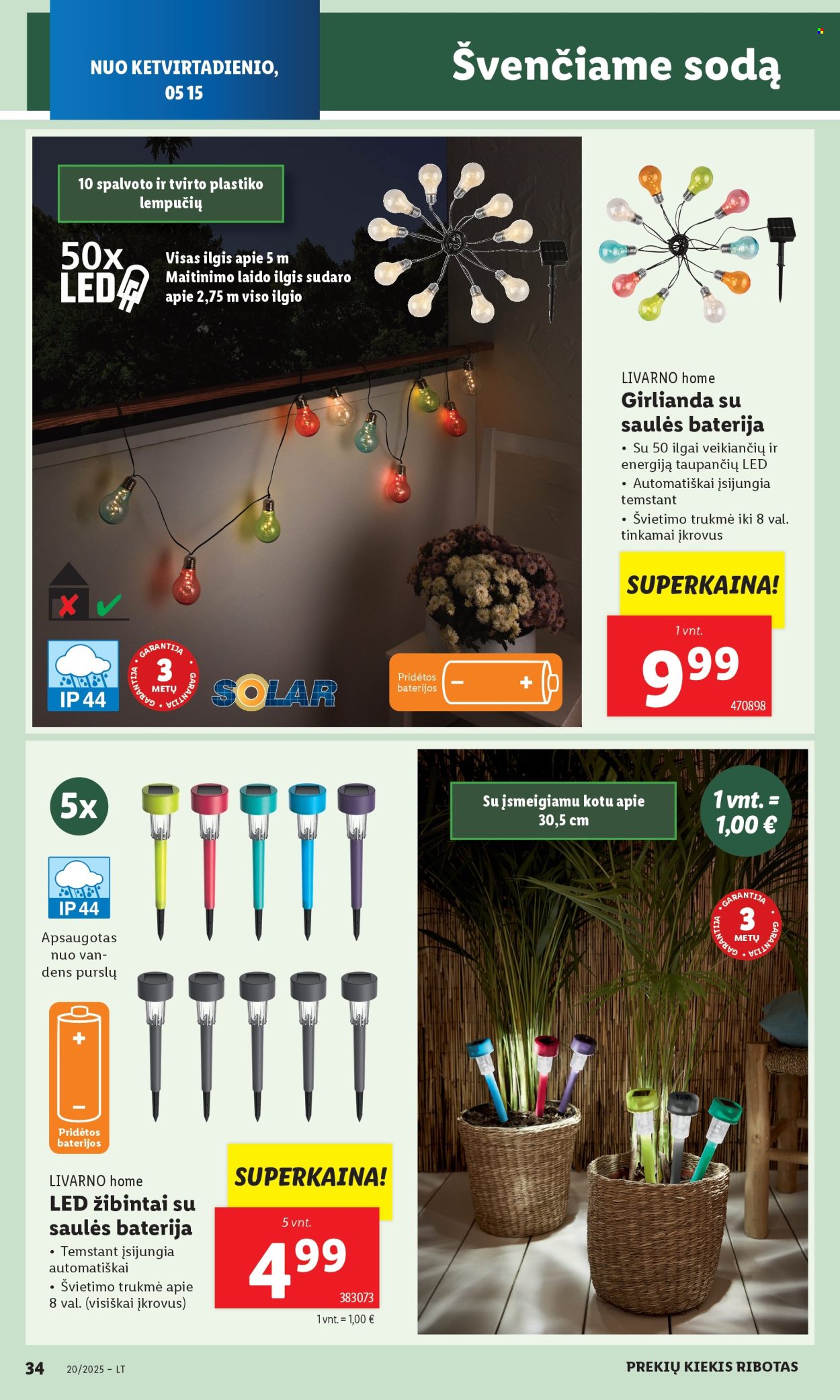 Lidl leidinys - 2025 05 12 - 2025 05 18. Puslapis 1