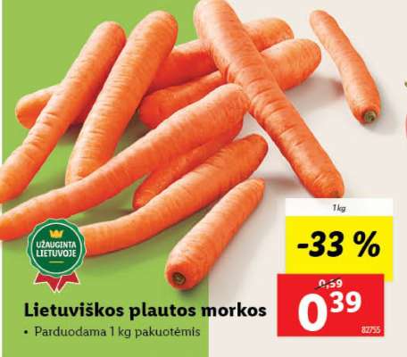 Lietuviškos plautos morkos