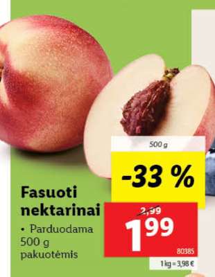 Fasuoti nektarinai