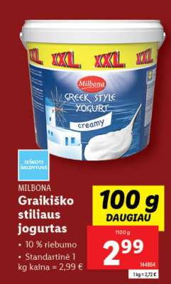 Graikiško stiliaus jogurtas