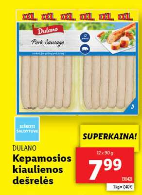 Kepamosios kiaulienos dešrelės