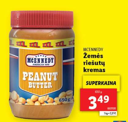 Žemės riešutų kremas