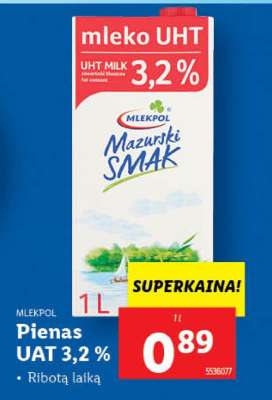 Pienas UAT 3,2%