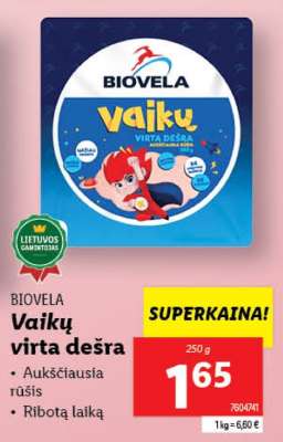 Vaikų virta dešra