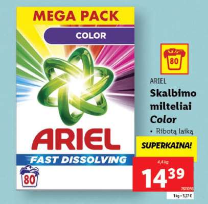 Skalbimo milteliai Color
