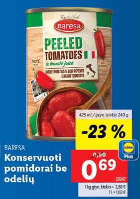 Konservuoti pomidorai be odelių