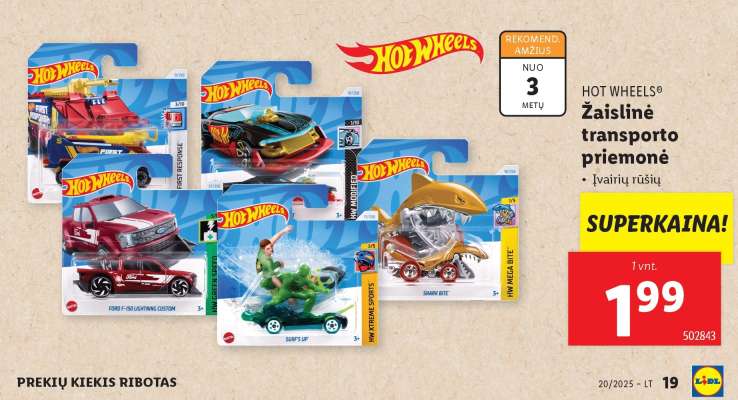 HOT WHEELS® Žaislinė transporto priemonė