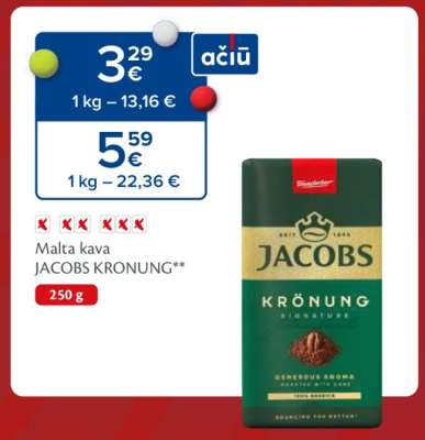 Malta kava JACOBS KRONUNG