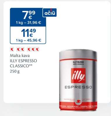 ILLY ESPRESSO CLASSICO